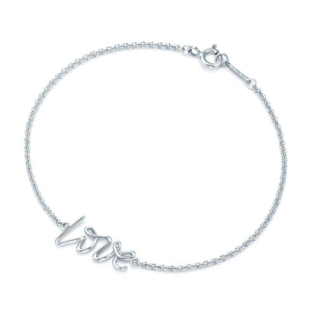 Retired Tiffany Paloma Picasso's Graffiti Love Bracelet - Silver - 7” - Picture 7 of 9
